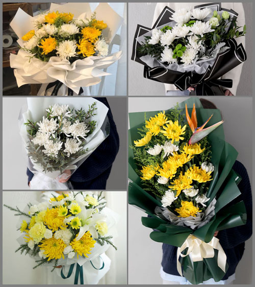 山东青岛莱西市水集街道水集一村白事花束代送